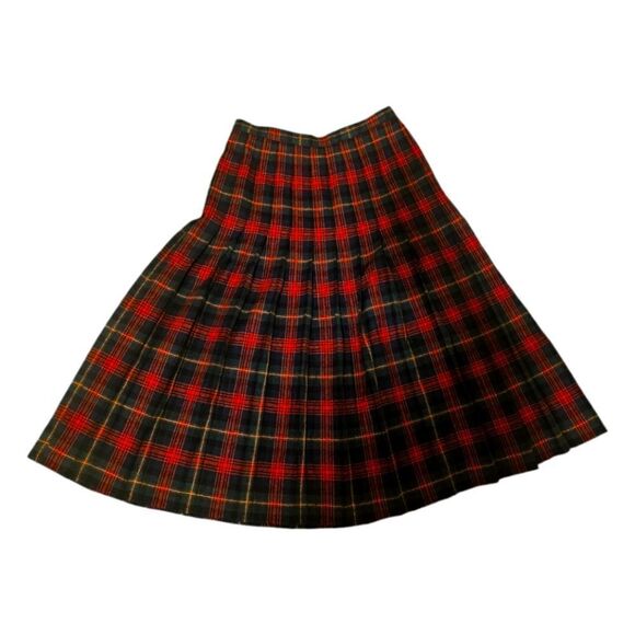 PENDLETON Vintage Authentic Mac Lennan Tartan Plaid Wool Skirt - Size 14 - Picture 1 of 7